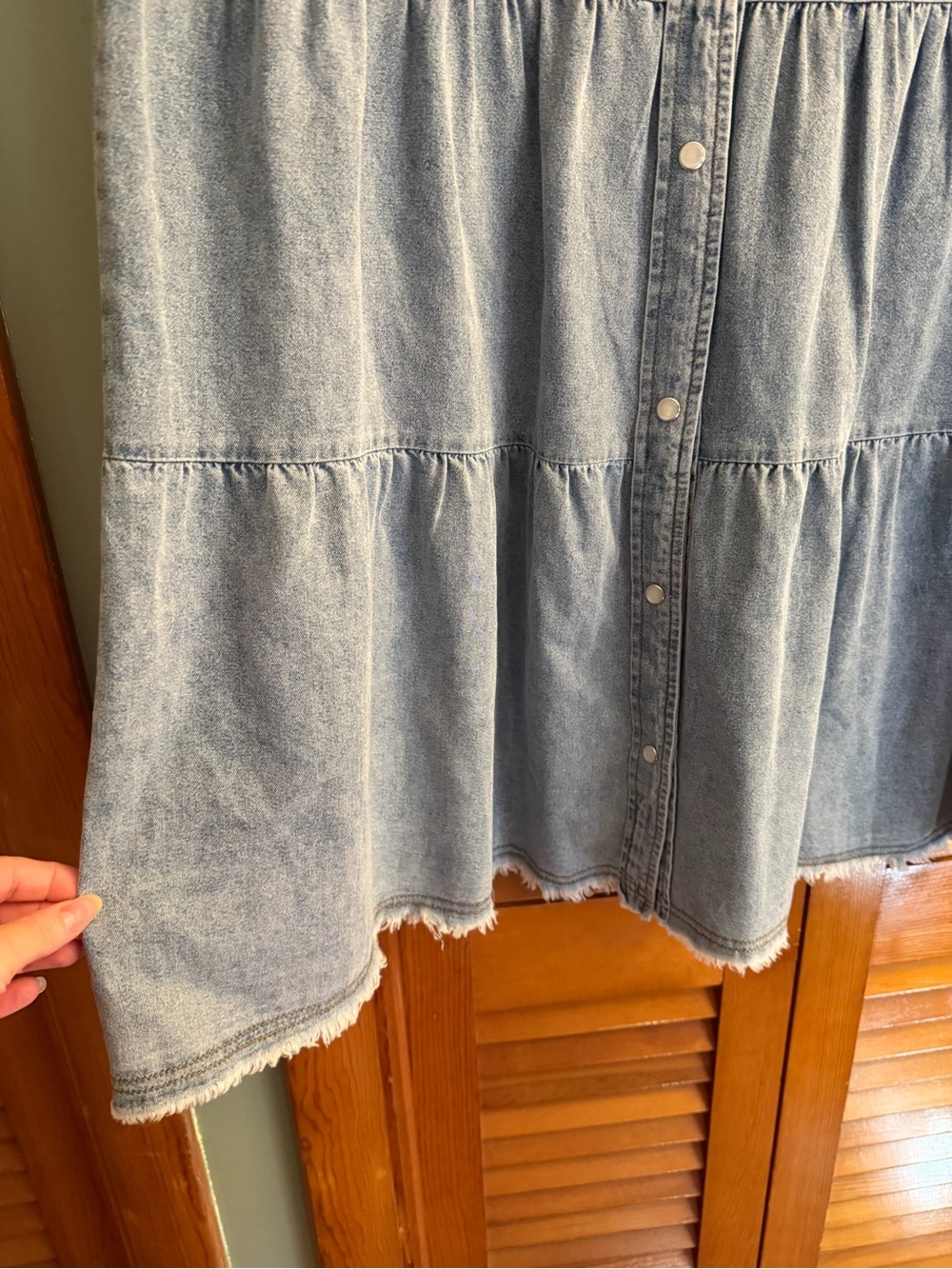 Denim Mini Dress - Picture 4 of 5